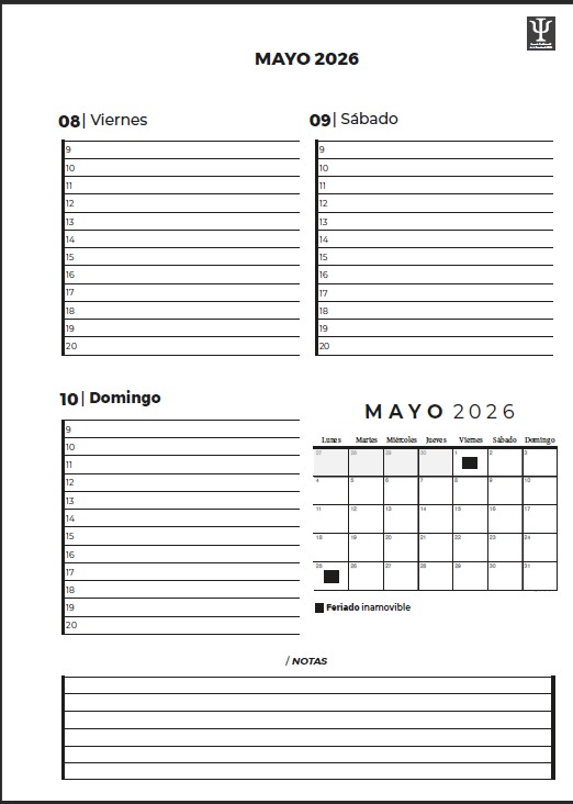 AGENDA PROFESIONAL DE LA PSICOLOGÍA VIOLETA - Imagen 10